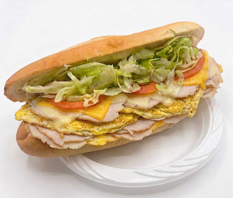 Double Egg Turkey & Cheese