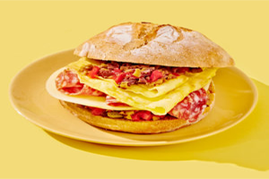 Double Egg Salami & Cheese