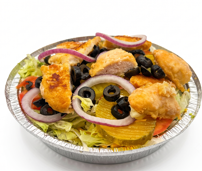 Tossed Salad W/ Chicken Cutlet